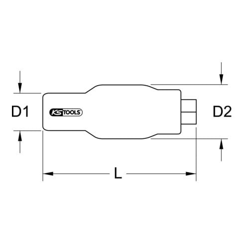 KS Tools 3/8" geïsoleerde draaimoment begrenzer