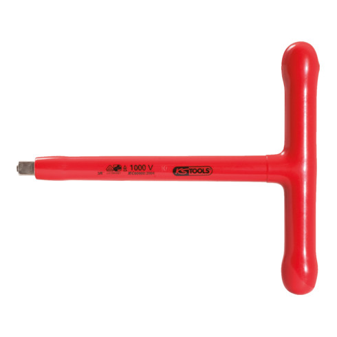 KS Tools 3/8" geïsoleerde T-greep dopsleutel, 200mm