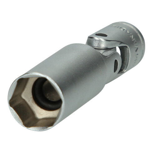 KS Tools 3/8" gloeiplug moeren, zeskant, kort, 75mm
