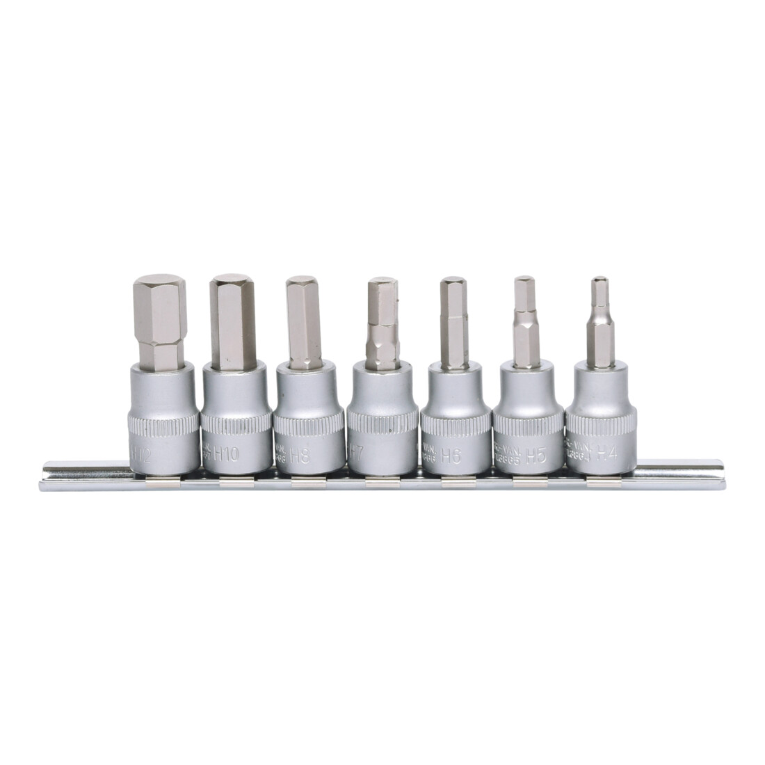 KS Tools 3/8" inbusbitset, 7 stuks