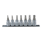 KS Tools 3/8" inbusbitset met kogelkop, 7 stuks