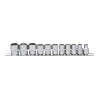 KS Tools 3/8" inbussleutelset, 11 stuks