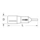 KS Tools 3/8" Isolierte Bit-Stecknuss Vielzahn, M12