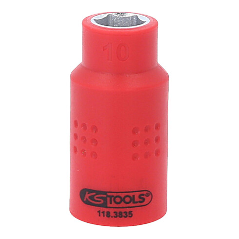 KS Tools 3/8" Isolierte Stecknuss, 10mm