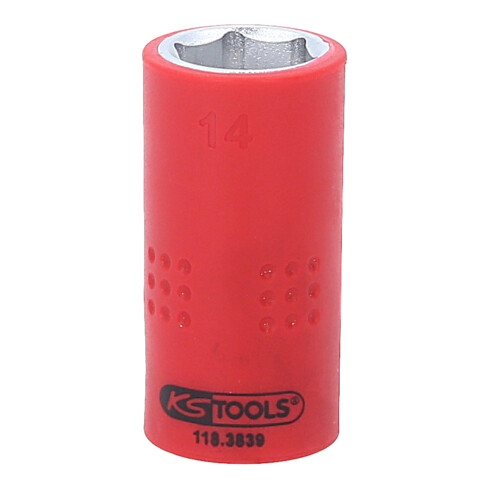 KS Tools 3/8" Isolierte Stecknuss, 14mm