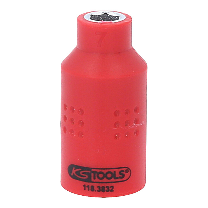 KS Tools 3/8" Isolierte Stecknuss, 7mm