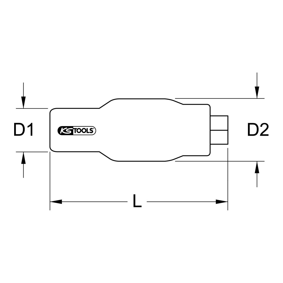 KS Tools 3/8" Isolierter Drehmomentbegrenzer