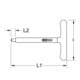 KS Tools 3/8" Isolierter T-Griff-Aufsteckschlüssel