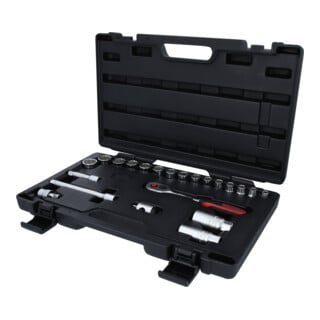 KS Tools 3/8" Jeu de douilles 12 pans, 22 pcs.