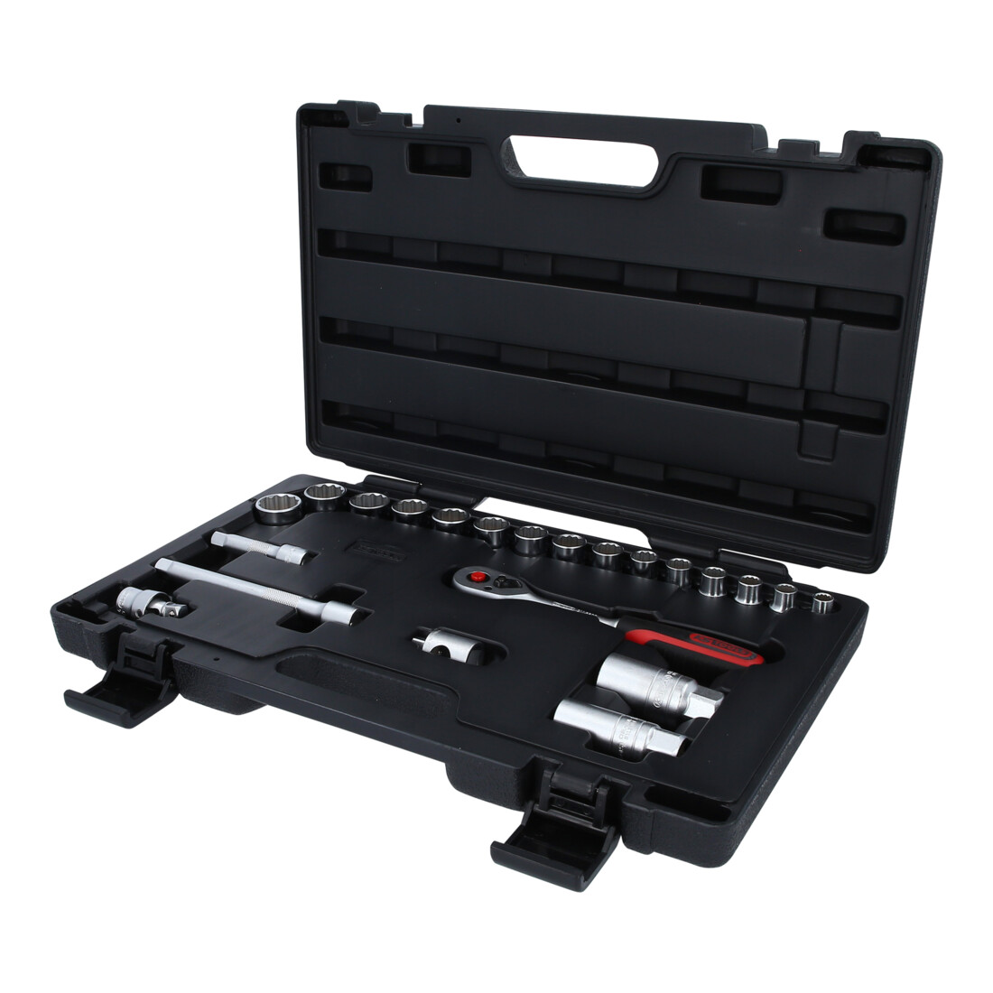 KS Tools 3/8" Jeu de douilles 12 pans, 22 pcs.