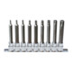 KS Tools 3/8" Jeu de douilles tournevis Torx percé CHROMEplus, longues, 9 pcs. TB20-TB60-1