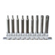 KS Tools 3/8" Jeu de douilles tournevis TX percé CHROMEplus, longues, 9 pcs. TB20-TB60-1