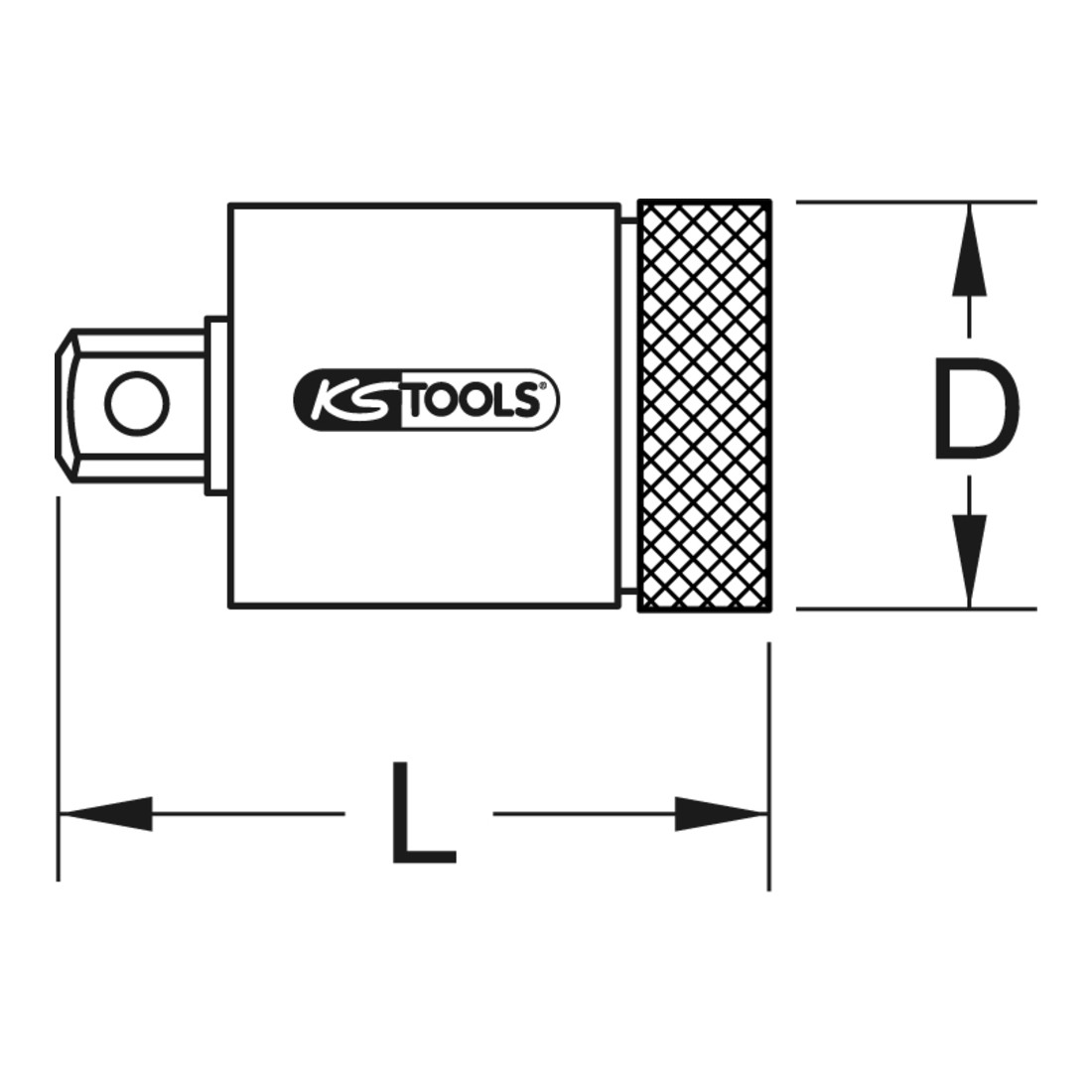 KS Tools 3/8" koppelbegrenzer voor bougies