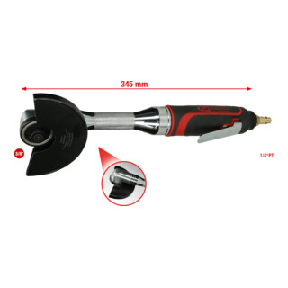 KS Tools 3/8" Meuleuse pneumatique extra longue, 15.000 Tr/min