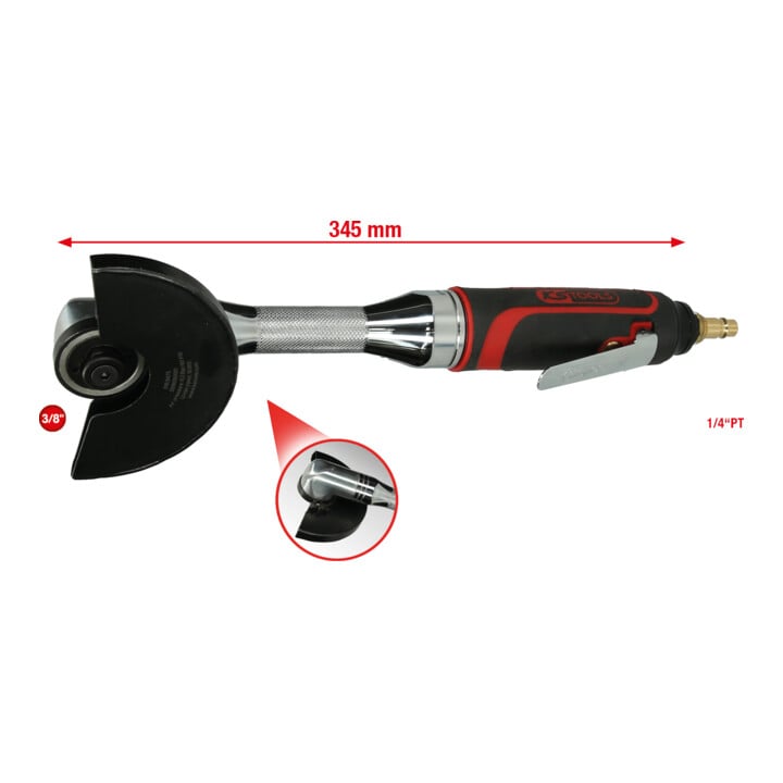 KS Tools 3/8" Meuleuse pneumatique extra longue, 15.000 Tr/min