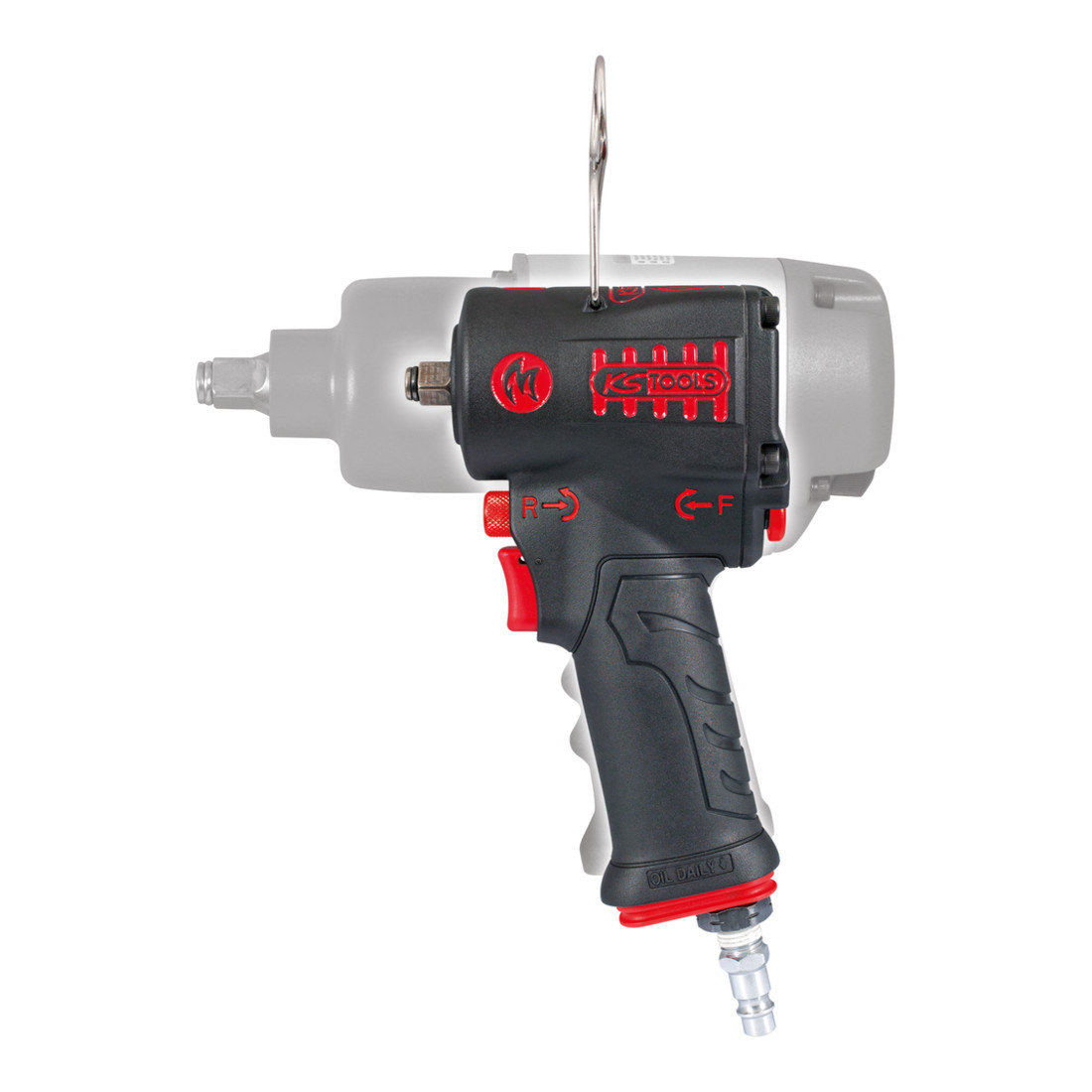 KS Tools 3/8" miniMONSTER pneumatische slagmoersleutel met groot vermogen 1.390 Nm
