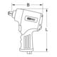 KS Tools 3/8" miniMONSTER Xtremelight Hochleistungs-Druckluft-Schlagschrauber 1.390 Nm