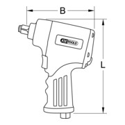 KS Tools 3/8" miniMONSTER Xtremelight pneumatische slagmoersleutel met groot vermogen 1.390 Nm-4