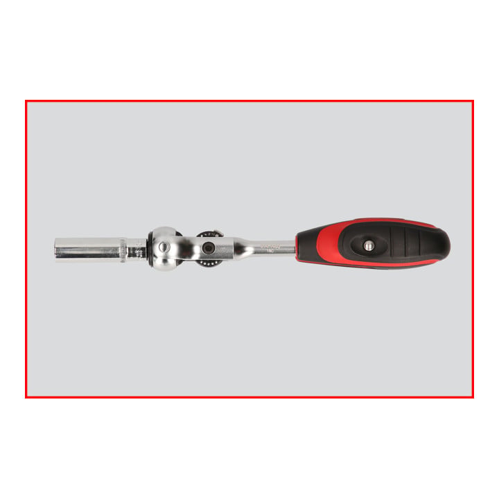 KS Tools 3/8" MODIFIX mini T-greep draaikop ratel, 72 tand, 0°+90°