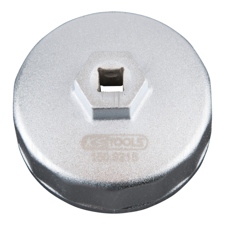 KS Tools 3/8" Ölfilter-Schlüssel, SW 74,2mm, 14 Flächen