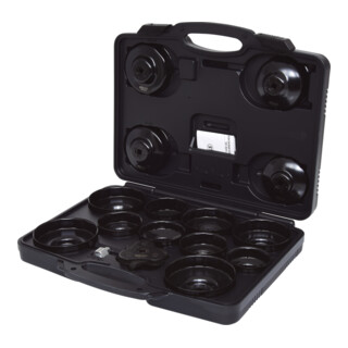 KS Tools 3/8" oliefiltersleutelset, 16-delig