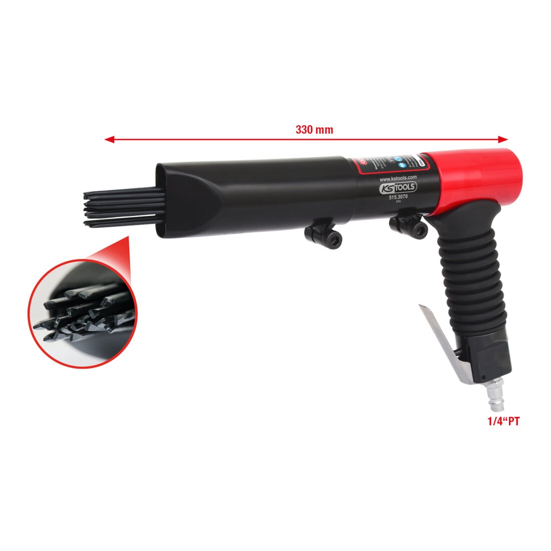KS Tools 3/8" perslucht naaldbeker max. 6.3bar 1/4 "PT