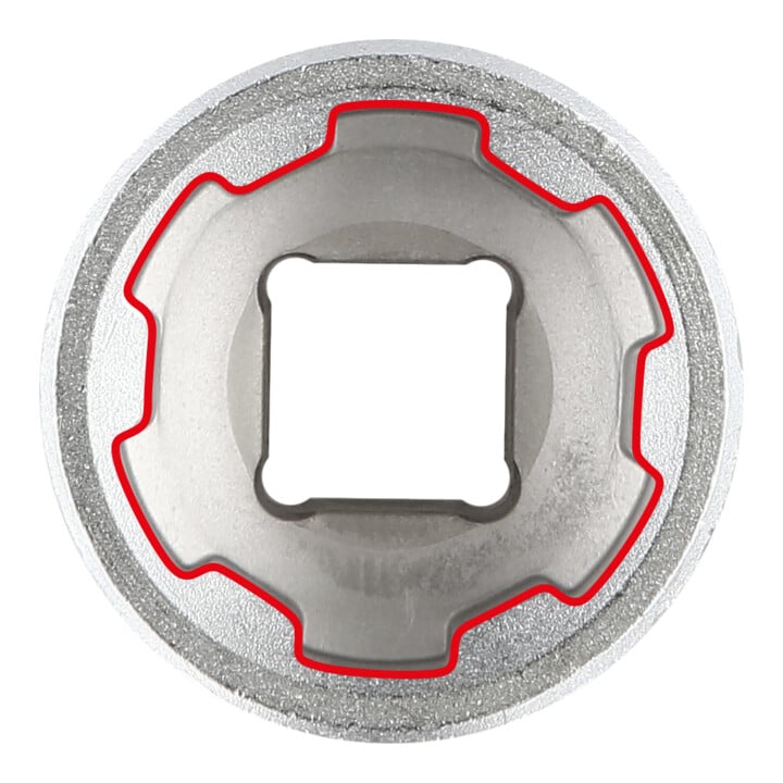 KS Tools 3/8" RESCUEpower Dopsleutelset, 13-dlg, 8-19mm