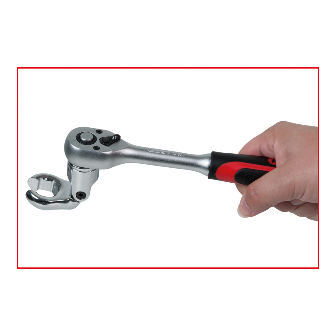 KS Tools 3/8" scharnierringsleutelset (open), 7-delig