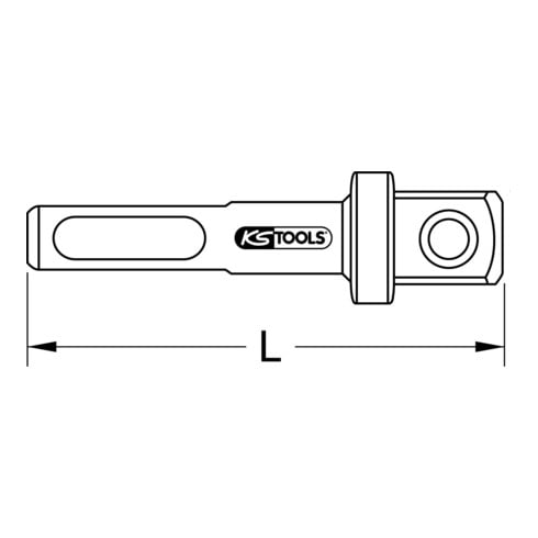 KS Tools SDS vierkant adapter