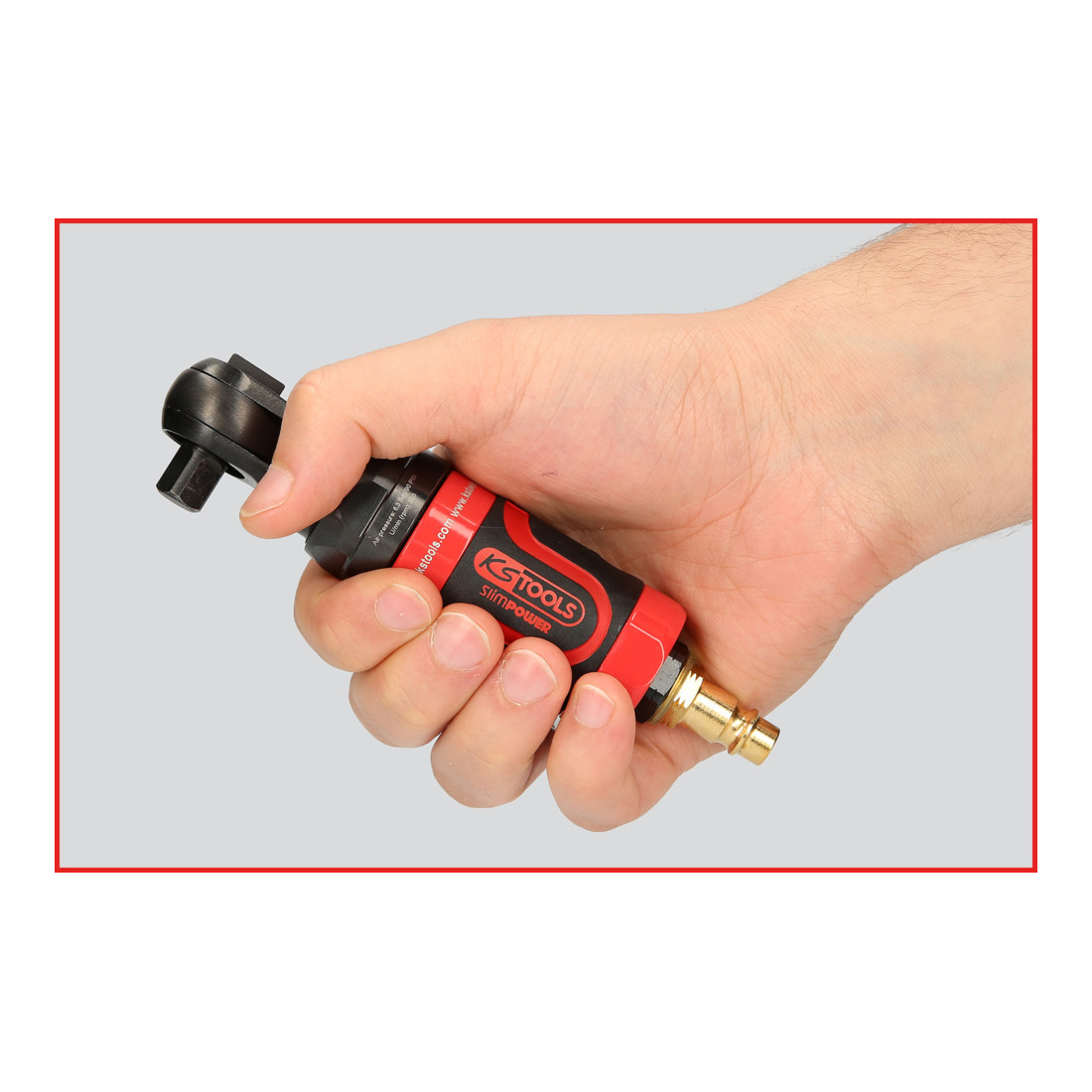 KS Tools 3/8" SlimPOWER mini luchtratel 30Nm