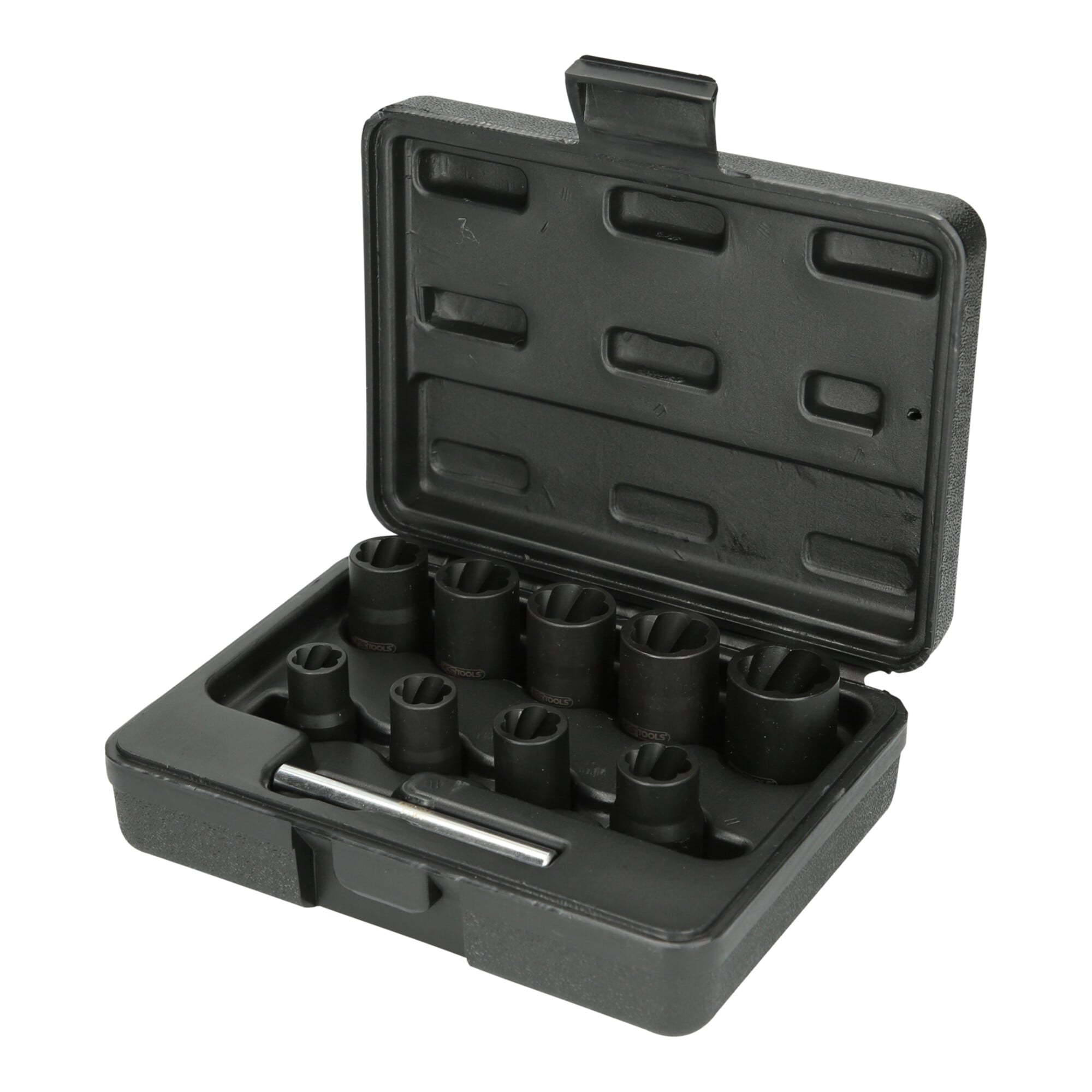 KS Tools Spiral-Profil-Kraft-Stecknuss-Satz aus Chrom-Molybdän-Stahl 3/8 Antrieb 10-teilig, 9133855