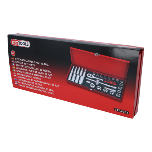 KS Tools 3/8" Steckschlüssel-Satz, 30-teilig