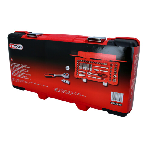 KS Tools 3/8" Steckschlüssel-Satz, 46-tlg.