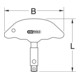 KS Tools 3/8" T-handgreep vierkant