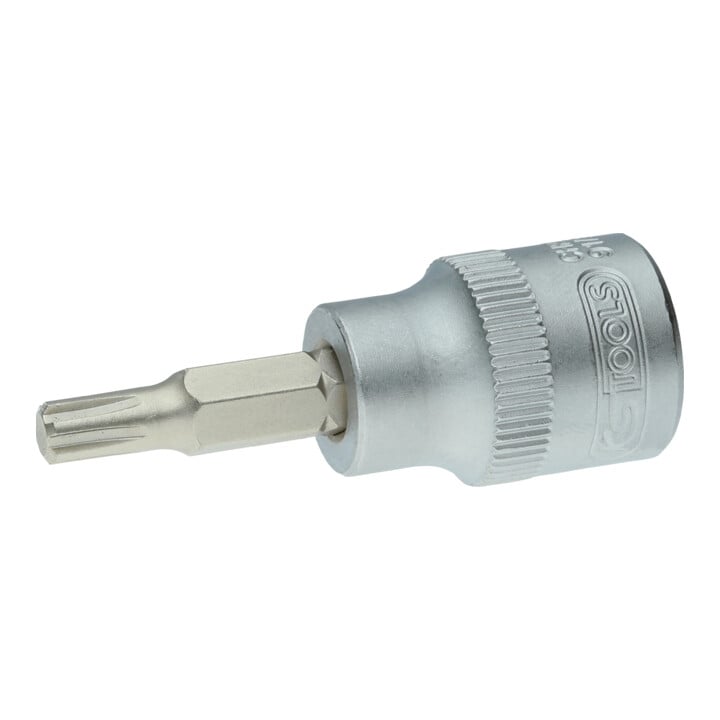 KS Tools 3/8 Zoll Bit-Stecknuss für RIBE-Schrauben, M5, Länge 48 mm