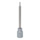 KS Tools 3/8 Zoll Bit-Stecknuss TX mit Stirnlochbohrung, lang, TB8-1