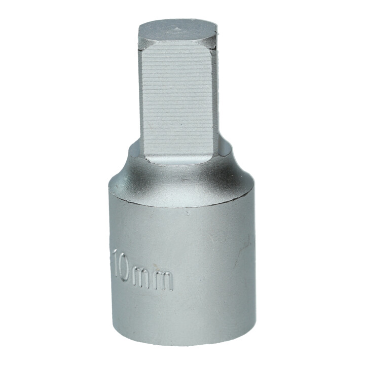 KS Tools 3/8 Zoll Öldienst-Bit-Stecknuss für Innenvierkant-Schrauben, 10 mm