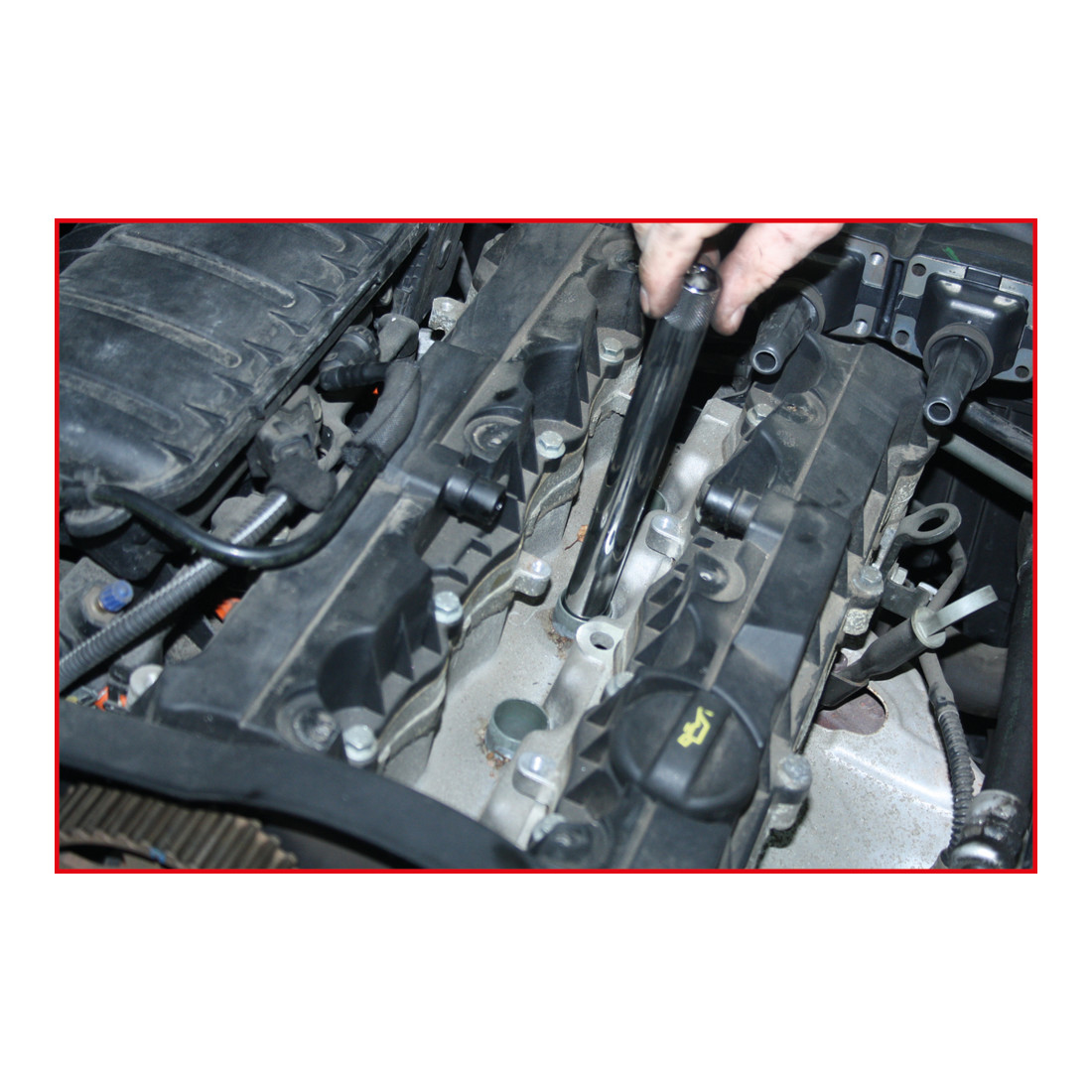 KS Tools 3/8" Zündkerzen-Stecknuss, lang