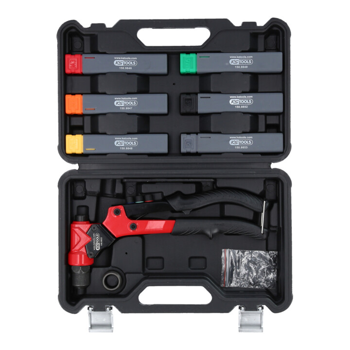 KS Tools 3-in-1 handblindklinktangset, draaibaar, 12-dlg