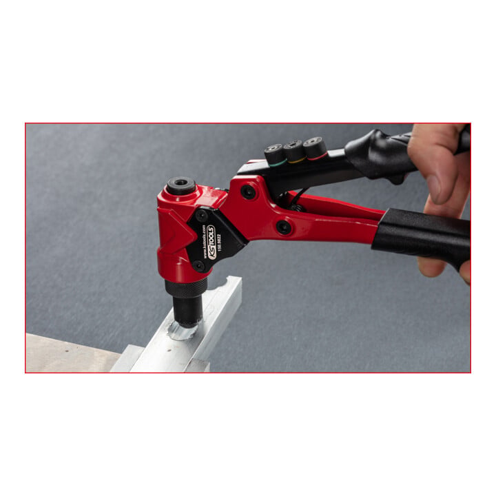 KS Tools 3-in-1 handblindklinktangset, draaibaar, 12-dlg