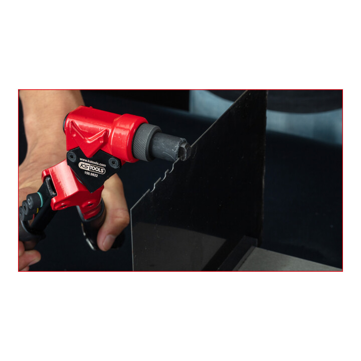 KS Tools 3-in-1 handblindklinktangset, draaibaar, 12-dlg