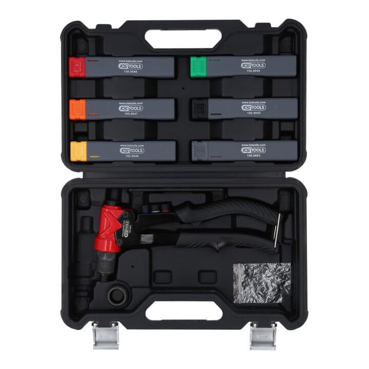 KS Tools 3 in 1 Handnietzangen-Satz, 12-tlg