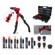 KS Tools 3 in 1 Handnietzangen-Satz, drehbar, 12-tlg-2