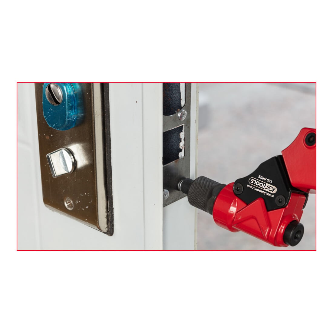 KS Tools 3 in 1 Handnietzangen-Satz, drehbar, 12-tlg