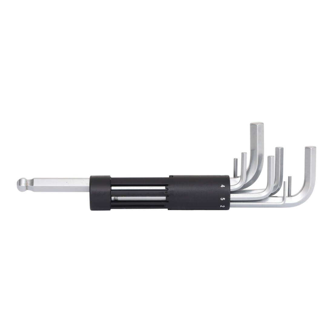 KS Tools 3 in 1 inbussleutelset, 8 st. lang, kogelkop