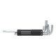 KS Tools 3 in 1 inbussleutelset, 8 stuks lang, kogelkop, inch