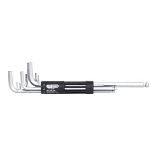 KS Tools 3 in 1 Innen6kant-Winkelstiftschlüssel-Satz,8-teilig XL, Kugelkopf
