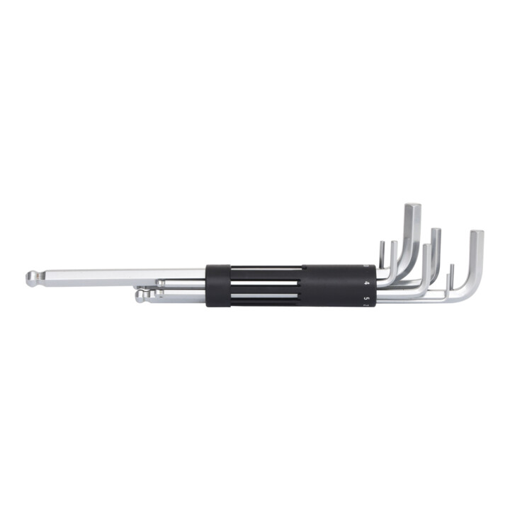 KS Tools 3 in 1 Innen6kant-Winkelstiftschlüssel-Satz,8-teilig XL, Kugelkopf