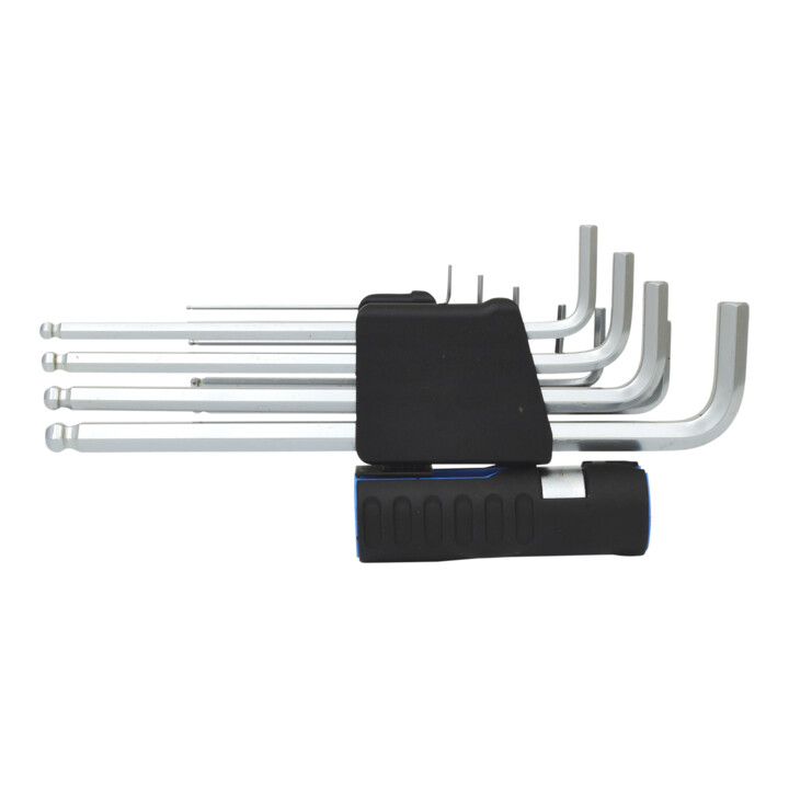 KS Tools 3 in 1 inwendige zeskant dopsleutelset, 10-delig XL, kogelkop