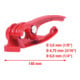 KS Tools 3in1 Mini-Bieger, 3-6mm
